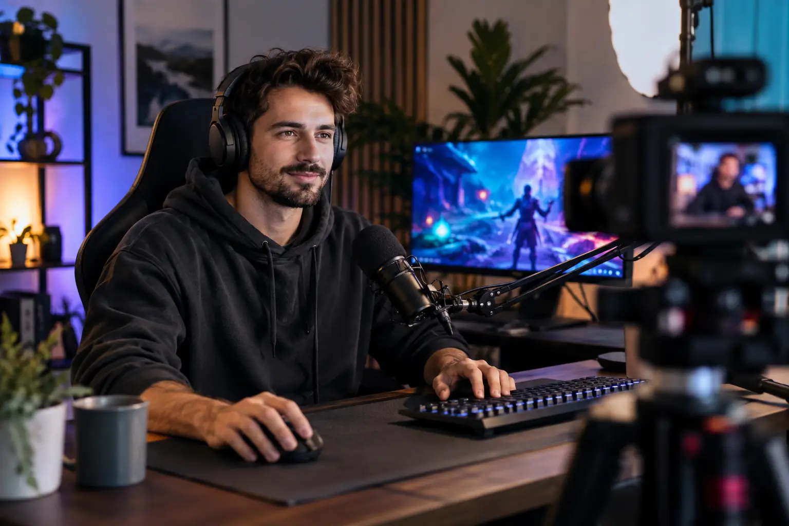 Créatrice de contenu dans un studio consacré au jeu vidéo