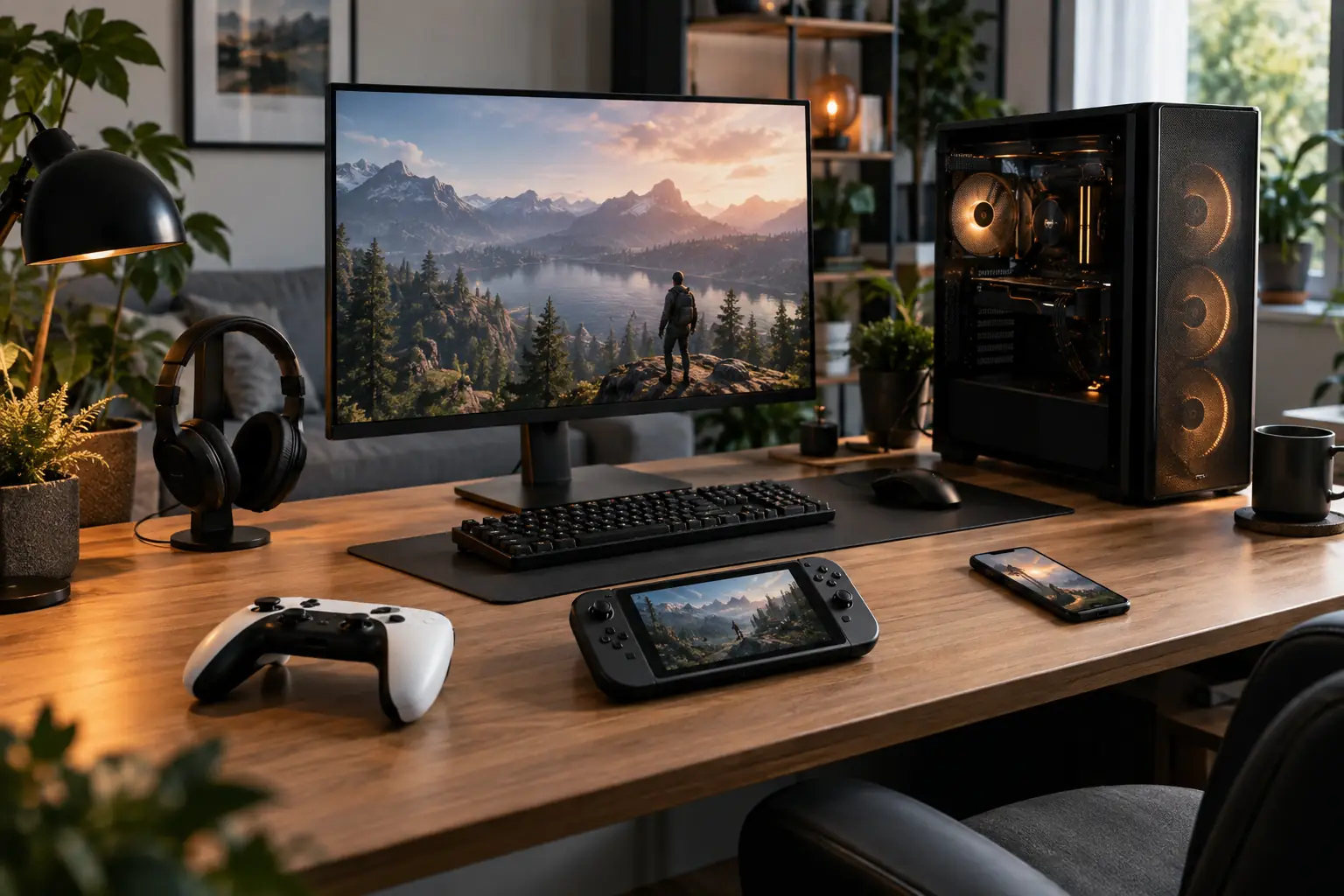 Postes de jeu sur console, ordinateur et mobile