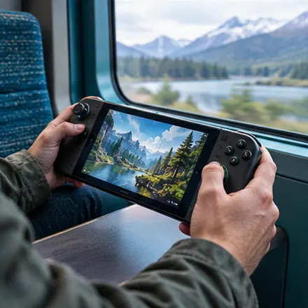 PC de jogo de mão